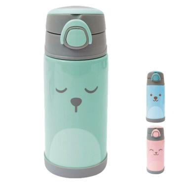 Imagem de Copo Infantil Garrafa Água Suco Buba Termico Parede Dupla