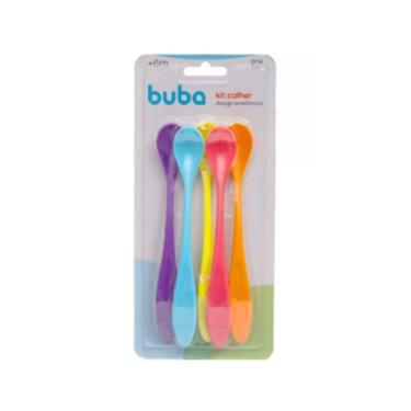 Imagem de Kit 5 Colheres Anatômicas Para Introdução Alimentar - Buba