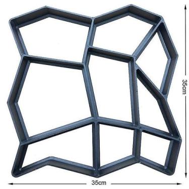 Imagem de Molde de blocos de concreto de tijolos - molde de pavimentação de conc