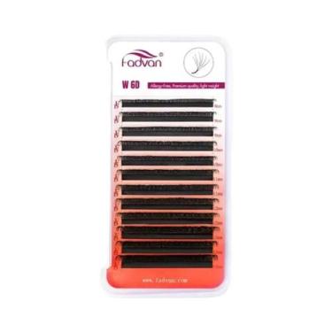 Imagem de Cílios Falsos Em Forma De W FADVAN 2D-8D, Cílios Naturais De Mink Sint