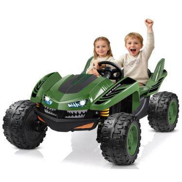 Imagem de Carro Elétrico Infantil ANPABO Verde 24V 2 Lugares 4 Motores 200W Off-Road UTV Pneus EVA Suspensão Controle Bluetooth 5.1km/h