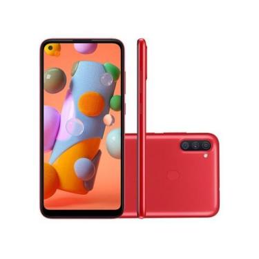 Imagem de Samsung Galaxy A11 Dual SIM 64 GB vermelho 3 GB RAM, 64GB, Vermelho
