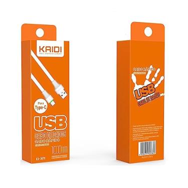 Imagem de Cabo de Dados Tipo-C USB KAIDI KD-307C 1 metro