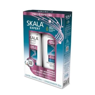 Imagem de SKALA Kit Shampoo + Condicionador Bomba De Vitaminas 650 Ml 2 Unidades Skala