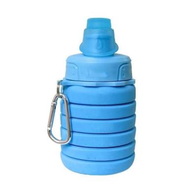 Imagem de Garrafa Retrátil Dobrável Squeeze Reutilizável 500 Ml Sport - Bm36