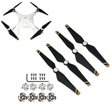 Imagem de NATEFEMIN 4 PCS CS/CCW Quadcopter Reinforced 9450 Quick Release Propellers 9450 with Base for DJI Phantom 4 Accessory Part