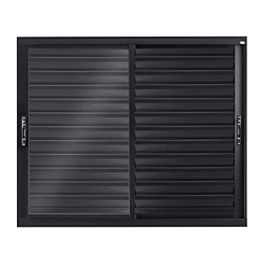 Imagem de Janela de Alumínio Veneziana de Correr 120x150x10cm 3 Folhas Topsul Esquadrisul