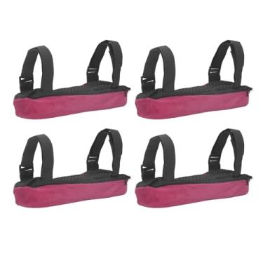 Imagem de Saluaqui 4 Peças de Almofadas de Braço para Cadeiras de Escritório, Almofadas de Braço de Cadeira Com Forro de Espuma Macio e Confortável para Apoio de Cotovelo, Almofadas de