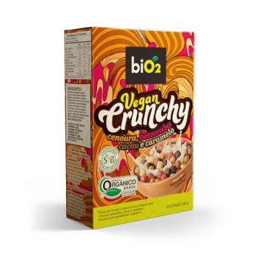Imagem de biO2 Cereal Matinal Orgânico Vegano Sem Glúten Cenoura, Beterraba, Cacau e Caramelo Vegan Crunchy 200 g