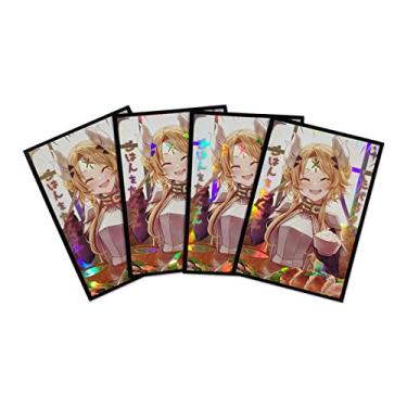 Imagem de Protetor de baralho holográfico 50ct Flashing (Incredible Ecclesia, The Virtuous) com capas para cartas colecionáveis de carregamento superior para YuGiOh/cartas de tamanho japonês 63 x 90 mm (11)