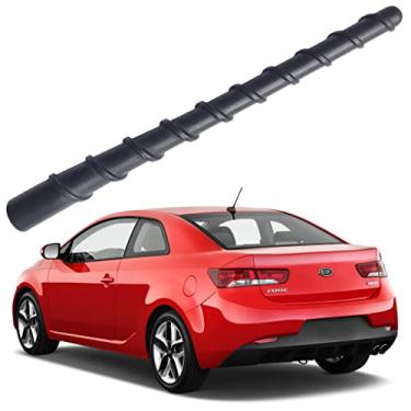 Imagem de Antena de borracha espiral flexível de 17 cm para Kia Forte (2009-2018), antena Kia Forte, à prova de lavagem de carro - Substituição interna de mastro de antena de bobina de cobre