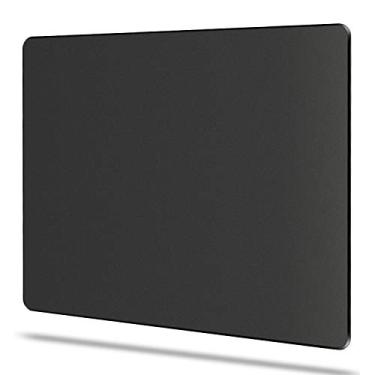 Imagem de Mouse pad rígido BitechPro para jogos com superfície de plástico lisa e precisão, tapete de mouse plano para PC, computador e laptop médio 11,6 por 9,5 em preto, Preto, 11.6*9.5inch
