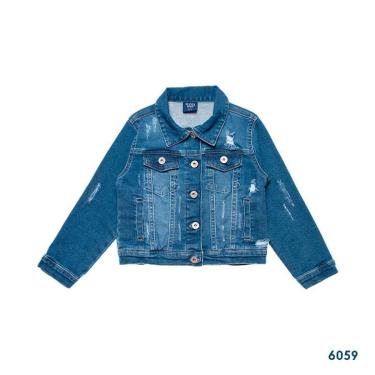 Imagem de Jaqueta Jeans Feminina Azul Marinho Mania Kids-Masculino