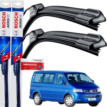 Imagem de Par Palheta Limpador Parabrisa Dianteiro Silicone Bosch Paleta Caravelle 1997 á→2003