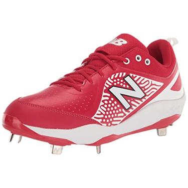 Imagem de New Balance Tênis feminino Fresh Foam Velo V2 Metal Softball, Vermelho/branco., 36