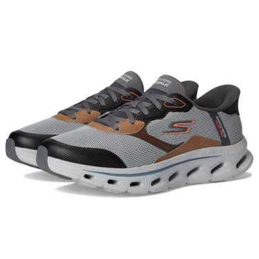 Imagem de Skechers Tênis masculino Hands Free Slip-ins Go Walk Glide-Step 2.0-Zac, Cinza, 7 X-Wide