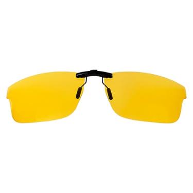 Imagem de Óculos de sol polarizados CLIP-ON para Oakley Crosslink OX8030 55x18, Amarelo HD, 55 X 18mm