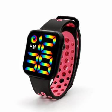 Imagem de Relógio Digital Sport Led Masculino Feminino Adulto Infantil 022 Preto
