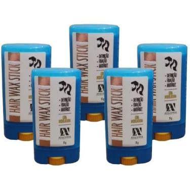 Imagem de 5UN Cera Modeladora Antifrizz 15g Hair Wax Stick Anaconda