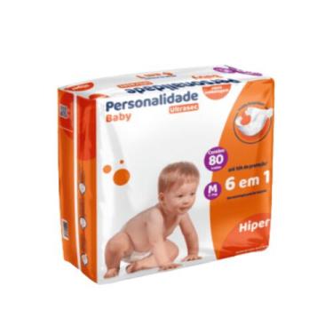 Imagem de Fralda Pacote Hiper M C80 UltraSec  Personalidade - Eurofral - Petty B