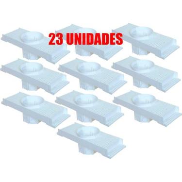 Imagem de Kit 23 Caixa Passagem Embutir Spot Led Laje Plafon 7w Par20 - Plasled