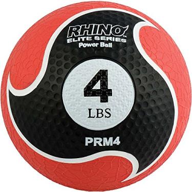 Imagem de Champion Sports Bola medicinal Rhino Elite (1,8 kg), vermelha