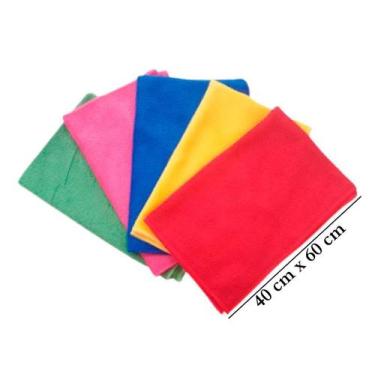 Imagem de KIT Pano microfibra 40x60 Limpeza Multiuso Limpar polir 5 un - CAEBITE