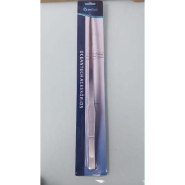 Imagem de Pinça reta  inox  p/ aquário plantado 38 CMS  OCEANTECH