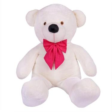 Imagem de Urso Teddy Gigante 1,40M LuckBaby - 226 - ThamyBaby, Baunilha rosa