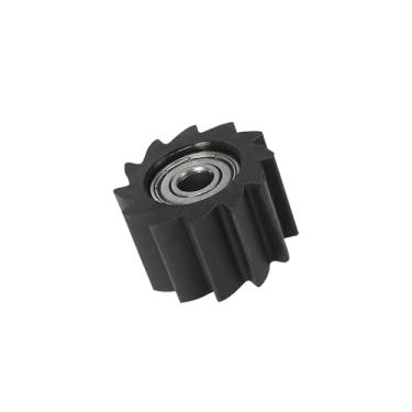 Imagem de Partuto Guia de roda tensor deslizante de corrente de furo de 8 mm em formato serrilhado preto para Kawasaki KX250F KX450F bicicleta 2006-2016 reposição de peças de reposição de carro