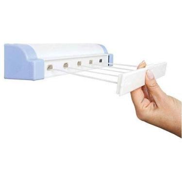 Imagem de Varal Retrátil Automático - 5 Cordas 20,5m - Rotoflex - Secalux