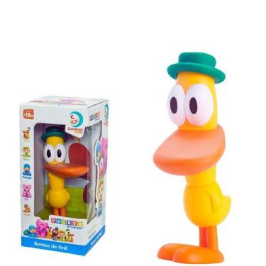 Imagem de Boneco Vinil Desenho Infantil Serie Turma do Pocoyo Pato Cardoso, Amar