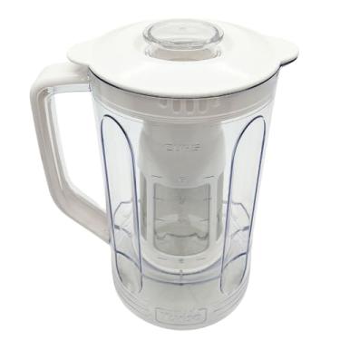 Imagem de Jarra Copo Completo Branco Compatível com Liquidificador Mondial L-99-WG 1527-01