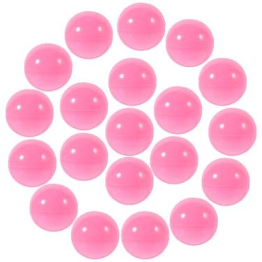 Imagem de HOLIDYOYO 50pcs Fillable Capsules Vending Machine Capsules Ball Bauble Openable Twisted Balls Sphere Plastic Grab Balls Gumball Claw Machines Prizes Containers 40mm/1.57inch Pink