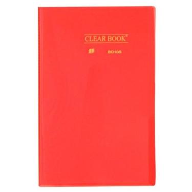 Imagem de Pasta Catálogo A4 Cores Cristal com 10 Folhas Yes Clearbook, Vermelho