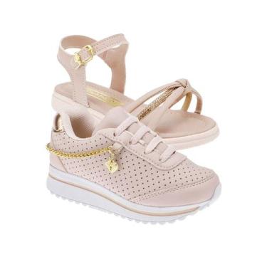 Imagem de Tenis Feminino e Papete Infantil - KIT 2 PARES Tam 24 ao 34 - sapatinh