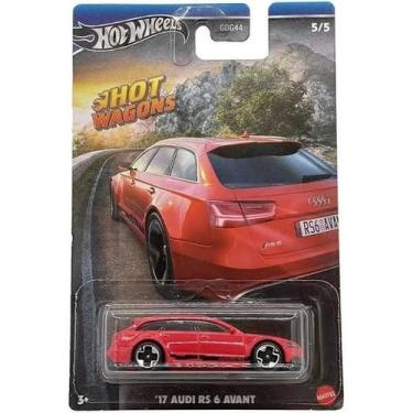 Imagem de Miniatura HotWheels Hot Wagons-'17 Audi SR6 Avant Vermelho HRR85/HWR56