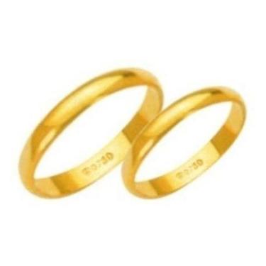 Imagem de Alianças De Noivado/casamento Ouro 18 K 3.10 Gramas 2 Mm - Ouro 18 kil