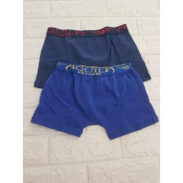 Imagem de Kit 06 Cuecas Boxer Cotton Infantil (114) - AQUILA, P