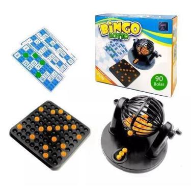 Imagem de Jogo Para Família Bingo Lotto Com Cartelas E Globo Completo - Toy king