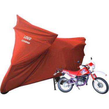 Imagem de Capa Para Moto Yamaha DT 180 Z Alta Durabilidade Com Logo - Mz, Vermel