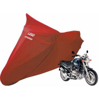 Imagem de Capa Para Proteger Moto BMW R 1100 R Com Logo - Mz, Vermelha