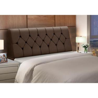 Imagem de Cabeceira Baú de Cama Box Madeira Estofada Queen Size Madri - D'Julia,