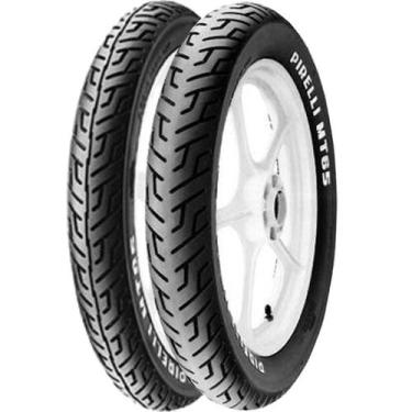 Imagem de Par Pneu Cbx 200 Strada 100/90-18 + 275-18 Mt65 Pirelli - PIRELLI MOTO