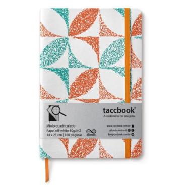 Imagem de Caderno Quadriculado taccbook Optical Verde 14x21 Flex