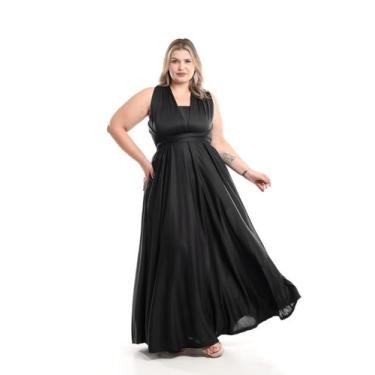 Imagem de Vestido Feminino Multiforma Multiuso Plus Size Festa Baile - juquitiba