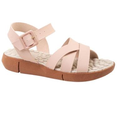 Imagem de Sandalia Feminina Ortopédica Massageadora Confortavel Macia e Leve Via