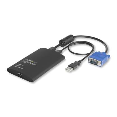 Imagem de StarTech.com Adaptador portátil para carrinho de batida, console USB/VGA KVM, transferência de arquivos e captura de vídeo, Windows/Linux/MacOS, TAA