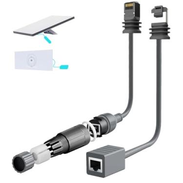 Imagem de Adaptador Ethernet Starlink Geração 3/Mini, cabo Starlink de 1000 Mbps SPX para RJ45 para Starlink V3 (Rev.4) Dishy e acessórios de roteador, extensão de cabo para Starlink Mini/Geração 3 para