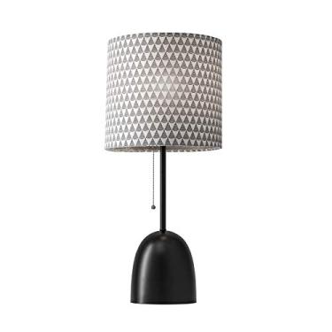 Imagem de Adesso 1500-01 Lola Luminária de mesa moderna Chic Lola 73,6 cm, preta, compatível com tomada inteligente